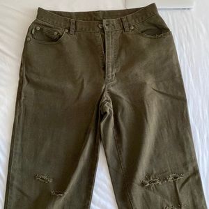 Ralph Lauren dark green jeans
